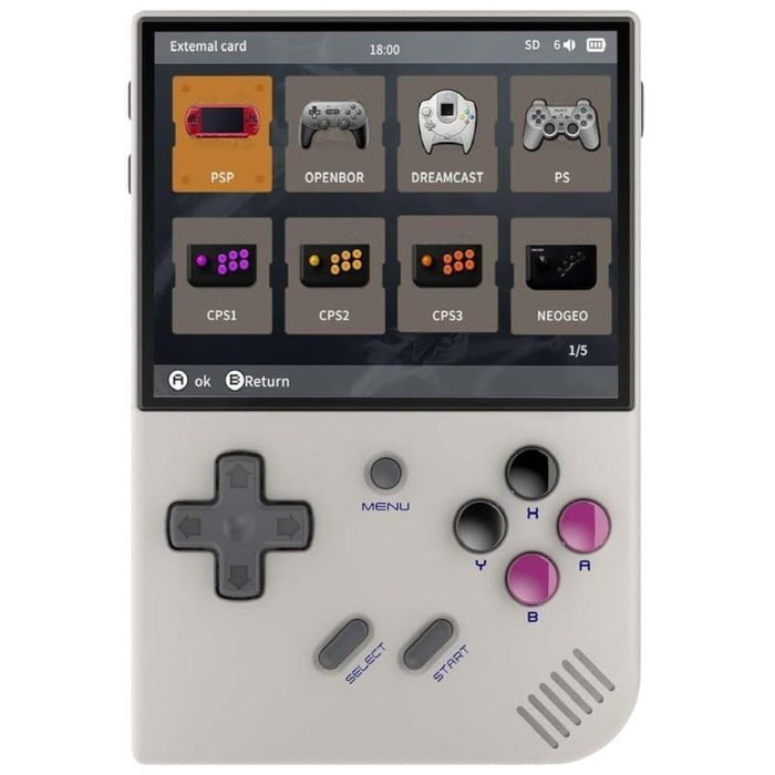 Consola Retro Anbernic Rg35xx Plus 64gb Gris