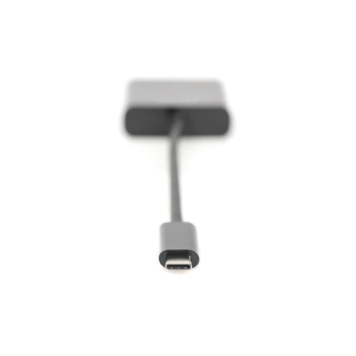 Conversor Hub Digitus Video Usb Tipo C A Vga Full Hd 1080p 19,5 Cm Negro