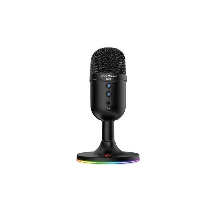Coolsound Microfono Gaming G13 - Iluminacion Rgb - Usb - Cancelacion De Ruido