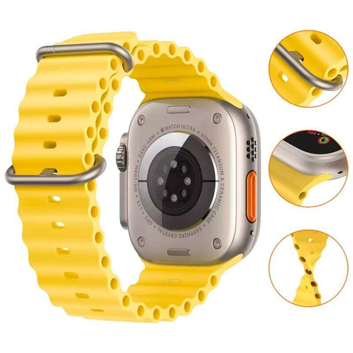 Correa Apple Watch 42/44/45/49mm Wave Amarillo