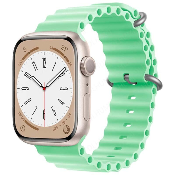 Correa Apple Watch 42/44/45/49mm Wave Verde Pistacho