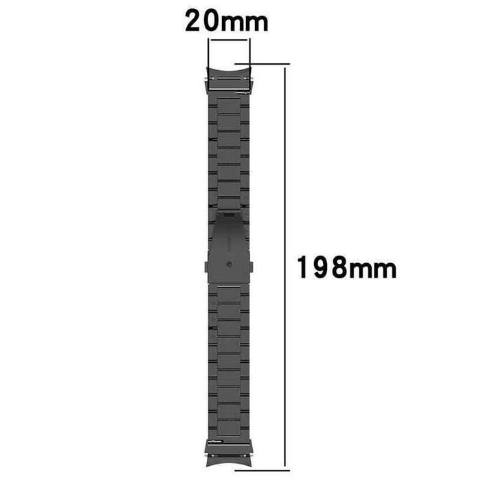 Correa Metal Eslabones Samsung Galaxy Watch 4/5/6 Negro