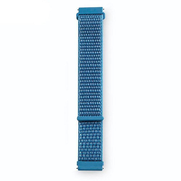Correa Universal Nailon 22mm Para Smartwatch Xiaomi/Amazfit/Samsung/Huawei/Realme/Ticwatch (Azul)