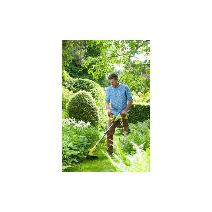 Cortabordes Inalámbrico Ryobi One+ Rlt183225f, 18 Voltios (Verde/Negro, Batería De Iones De Litio De 2,5 Ah)