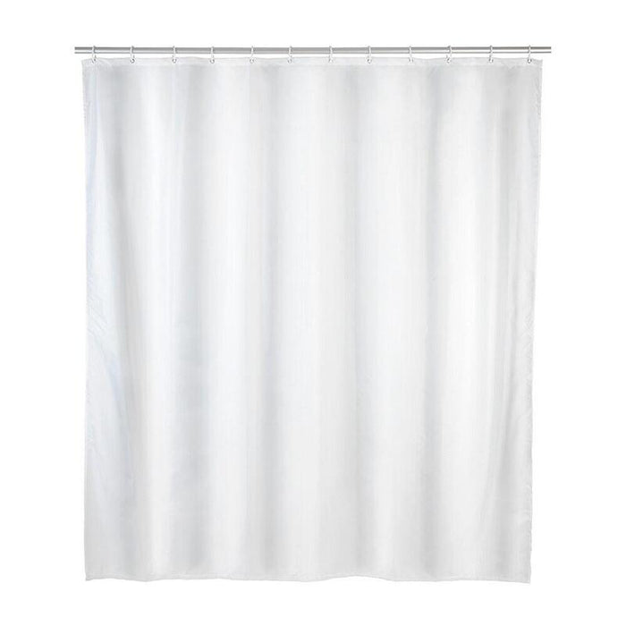 Cortina De Ducha De Poliéster, Blanco, 180 X 200 Cm