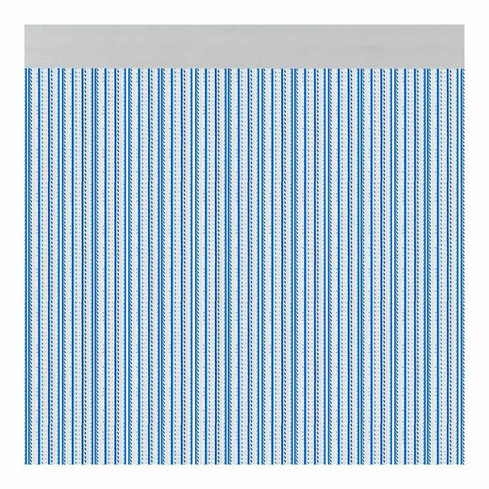 Cortina Puerta Brescia Color Azul 90x210cm M63169 Acudam