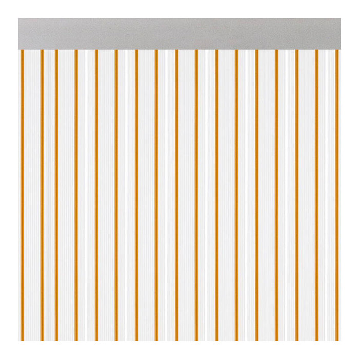 Cortina Puerta Ferrara Transparente Color Miel 90x210cm M63112 Acudam