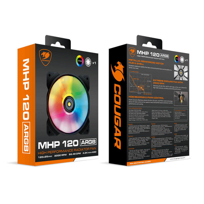 Cougar Ventilador Mhp 120 Argb