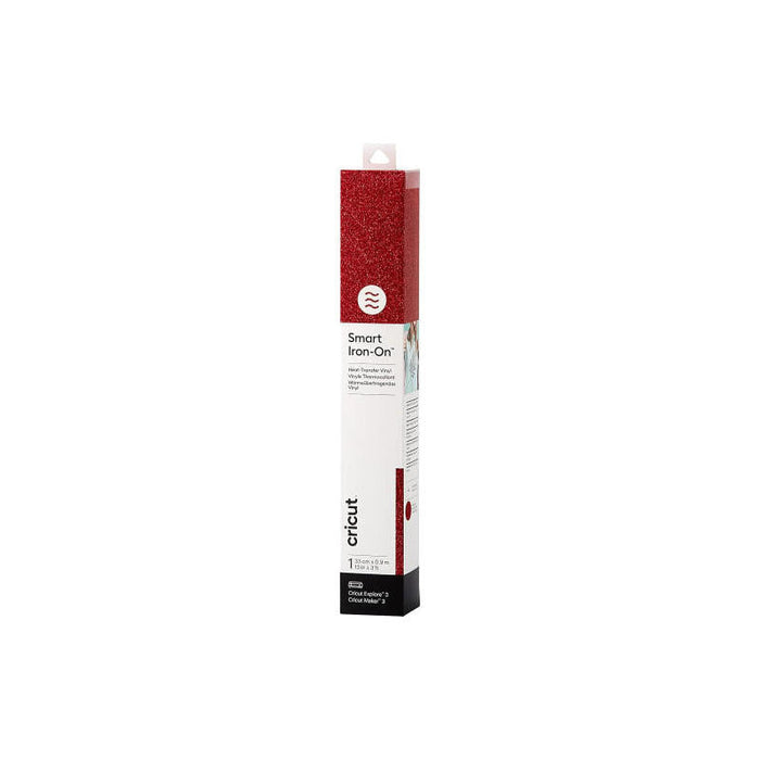 Cricut Smart Iron-On 33x91cm (Glitter Red)