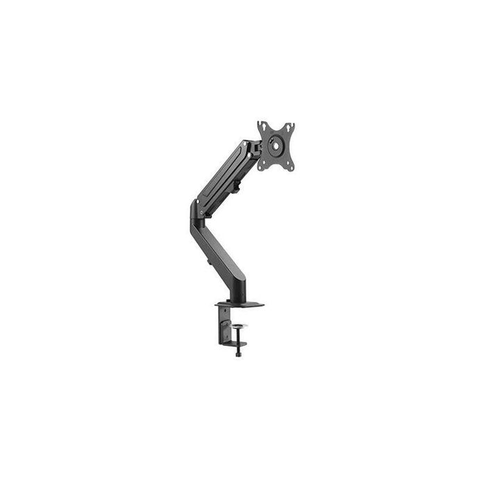 Cromad Soporte De Mesa Con Piston De Gas Para Monitor De 17"-27" - Ajustable En Altura, Giratorio E Inclinable - Gestion De Cables - Peso Max 6.5kg - Vesa Max 100x100mm