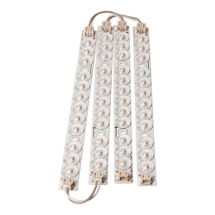 Cuatro Tiras Led Recambio Aplique Cuadrado 18 W 3cct 32578