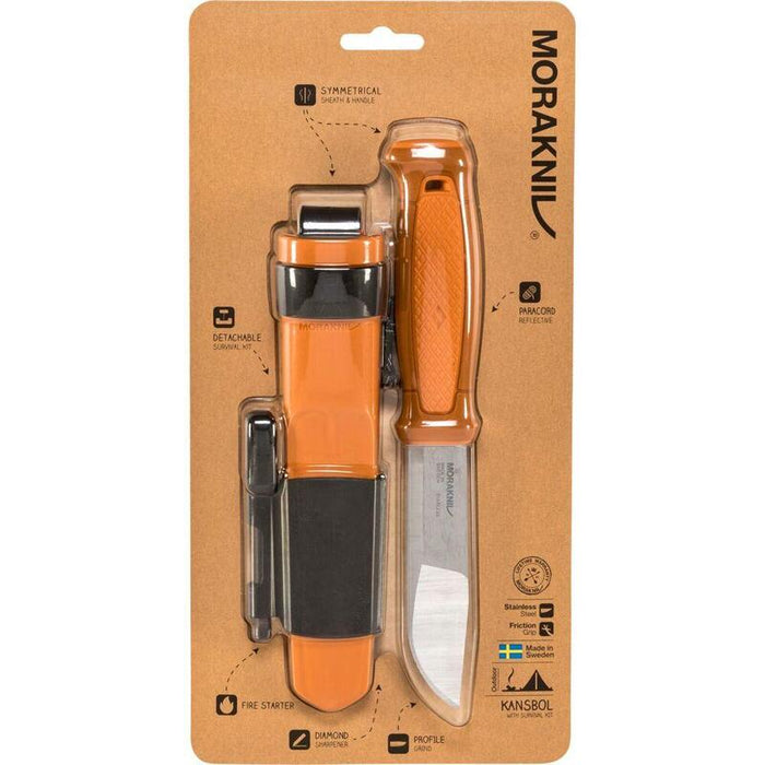 Cuchillo Morakniv Kansbol Incl. Kit De Supervivencia