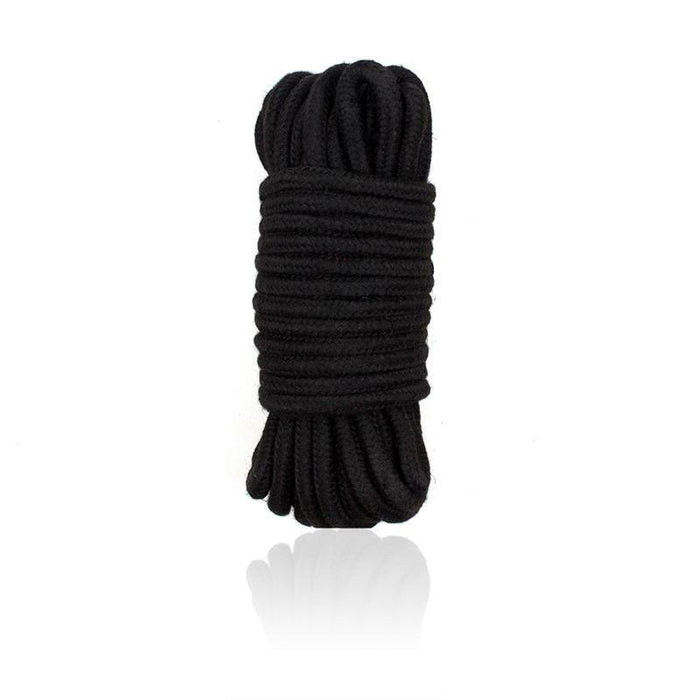 Cuerda Bondage De Algodón 10 Metros Negro