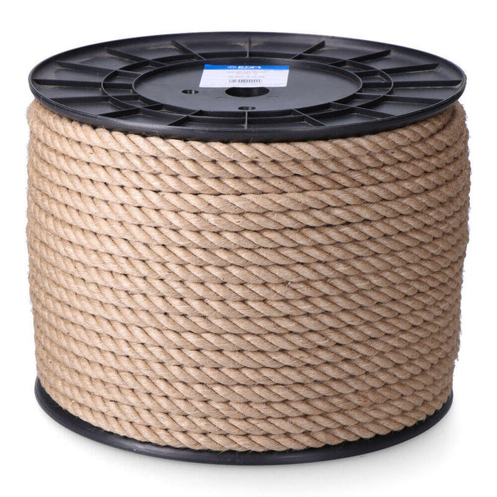 Cuerda Yute Natural 3 Cabos Calibre 16 Mm X 100 M
