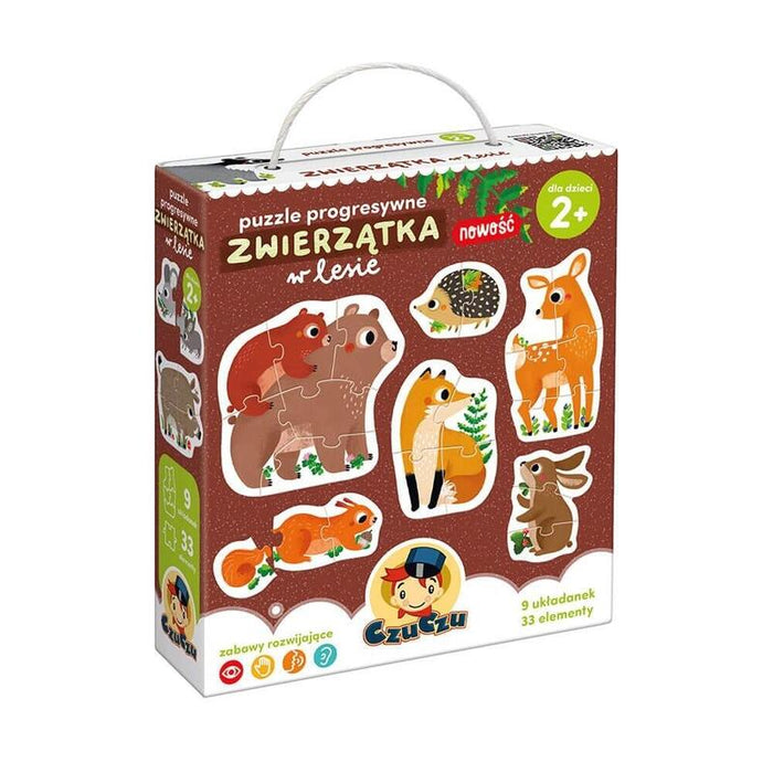 Czuczu Progressive Puzzl E - Animals In The Fore