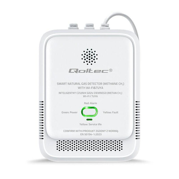 Czujnik Wycieku Gazu Ziemnego Detektor Ch4 Ng Tuya Wi-Fi Alarm 85db Led