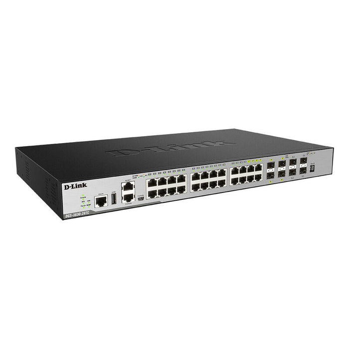 D-Link Dgs-3630-28tc Switch L3 20xgb 4xsfp 4x10gb