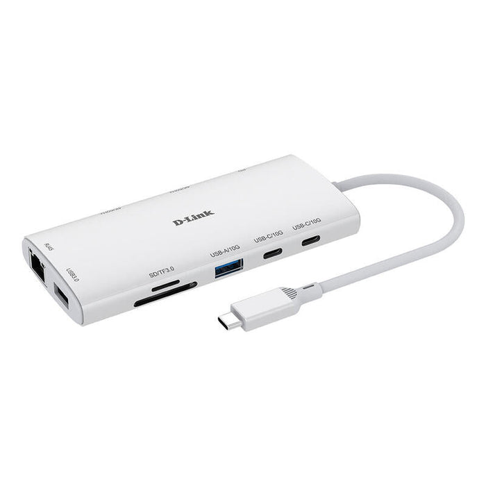 Hub D-Link Dup-A01 De Interfaz Usb 3.2 Gen 1 (3.1 Gen 1) Type-C 10000 Mbit/S Blanco