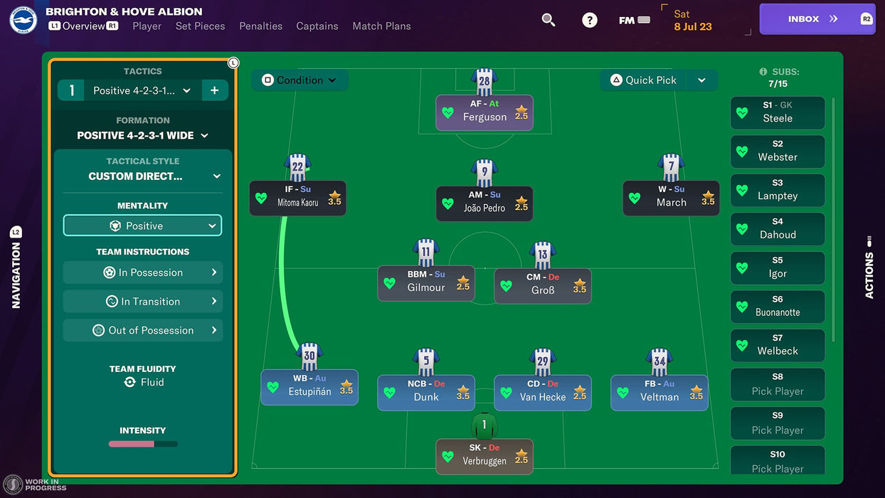 EAN 5055277052271 - SEGA Football Manager 2024 Estándar Italiano PlayStation 5 imagen 5