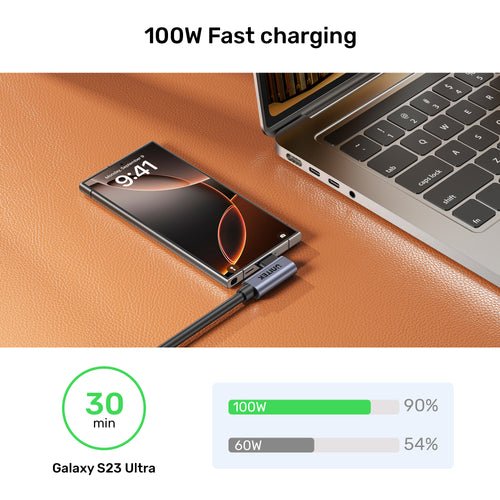 EAN 4894160057709 - UNITEK PD 100W USB-C Cable 0.5M cable USB USB 2.0 0,5 m USB C 0,48 Gbit/s Negro imagen 7