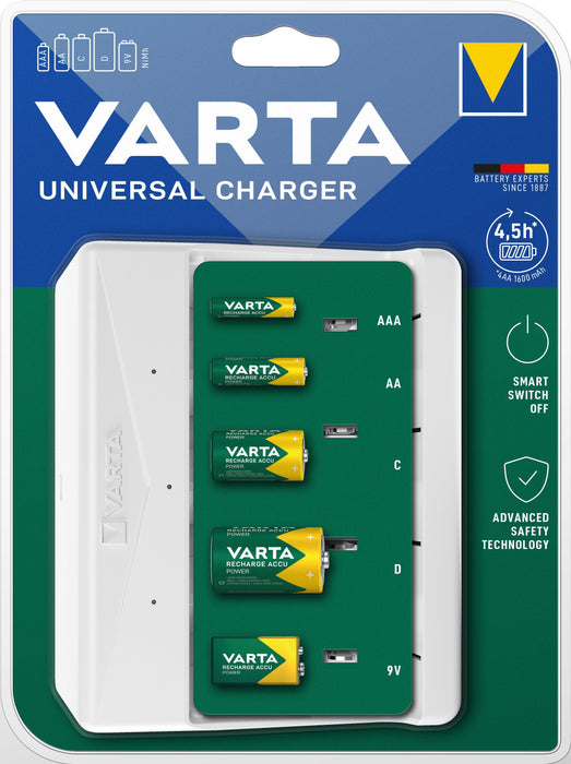 EAN 4008496054671 - Varta Universal Charger cargador de batería Pilas de uso doméstico Corriente alterna imagen 3