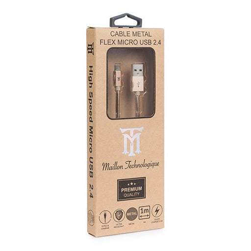 EAN 8435555100165 - Maillon Technologique Premium MTPMUMG241 cable USB USB 2.0 1 m USB A Micro-USB B Oro imagen 2
