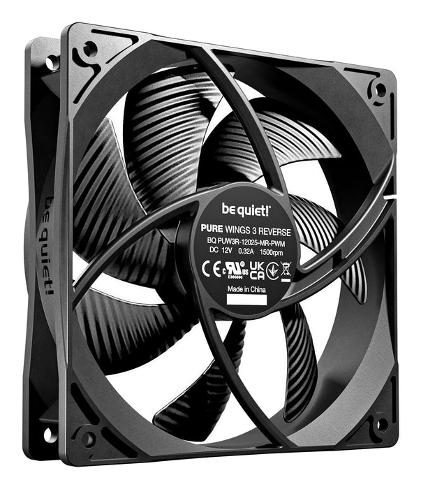 EAN 4260052193839 - be quiet! Pure Wings 3 120 mm PWM Reverse Triple Pack Black Carcasa del ordenador Ventilador 12 cm Negro  imagen 2