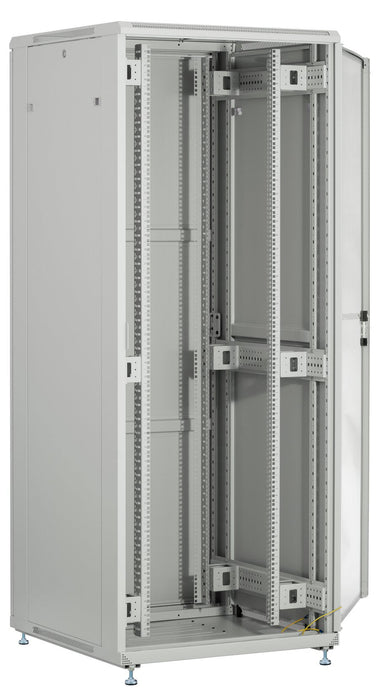 19" Netzwerkschrank Pel 24he 600x600mm Ral7035 (Speditionsversand)