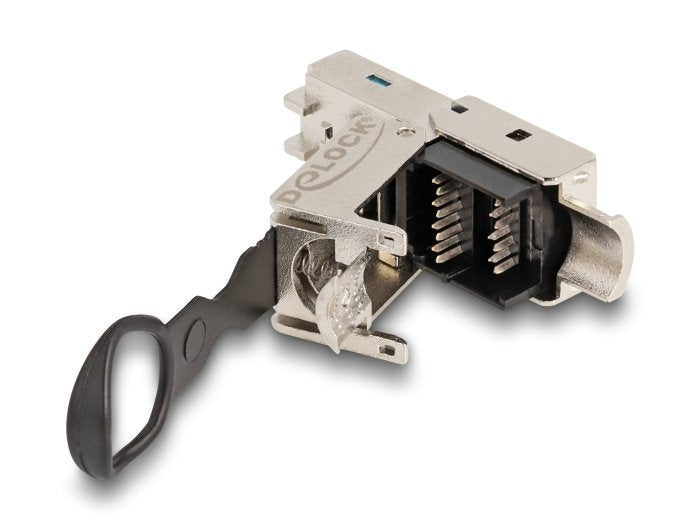 Delock Rj45 Macho Cat.6a Con Push Y Pull