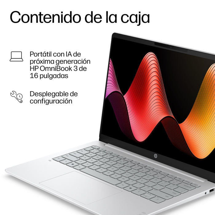 EAN 0199896514293 - HP OmniBook 3 Laptop Next Gen AI 16-bs0012ns Copilot+ PC Intel Core Ultra 7 Portátil 40,6 cm (16") 2K 24  imagen 6
