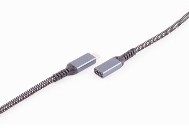 Shiverpeaks Usb-C Verlängerungscable 3.2 Pd Textil 0,5m