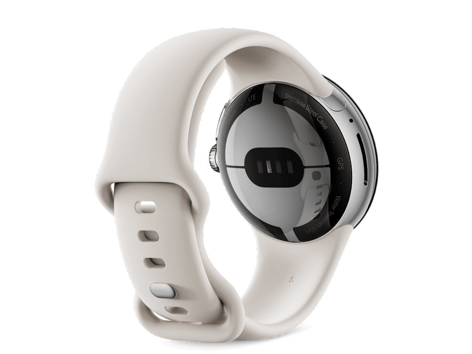Smartwatch Google Pixel  Wifi Polished Silver/Chalk