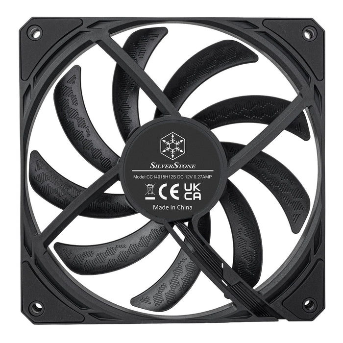 Ventilador Pc Silvermone Sm-As140b Pwm  Negro