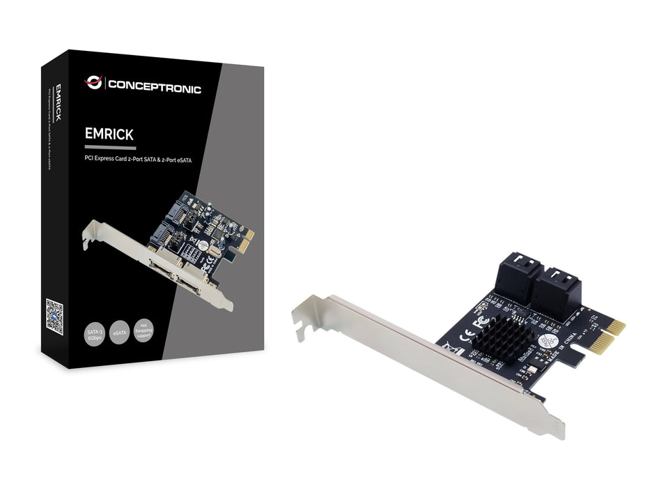 EAN 4015867227343 - Conceptronic CSATA600EXI tarjeta y adaptador de interfaz Interno SATA, eSATA imagen 2