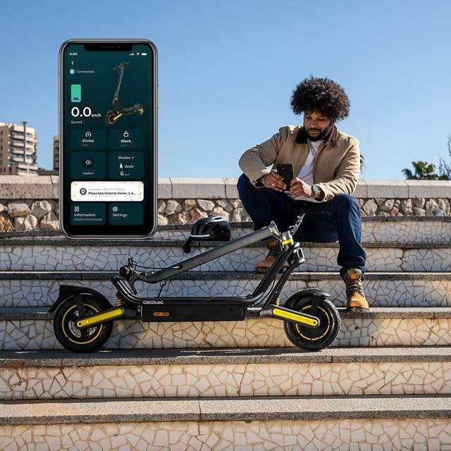EAN 8435484061575 - Cecotec Bongo GS50 XXL Connected Negro, Amarillo 25 kmh imagen 9