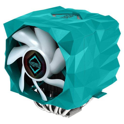 EAN 1230000071277 - Iceberg Thermal IceSLEET X7 Dual Procesador Enfriador 12 cm Verde azulado 1 pieza(s) imagen 1