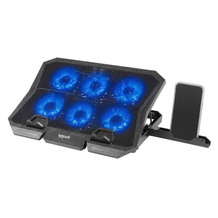 EAN 8435364319703 - iggual RP6V17 Soporte para ordenador portátil Negro 43,2 cm (17") imagen 1