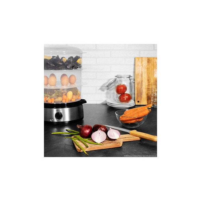 EAN 8435484041096 - Cecotec Vapovita 3000 Inox vaporizador Independiente 800 W Negro, Acero inoxidable, Transparente imagen 8
