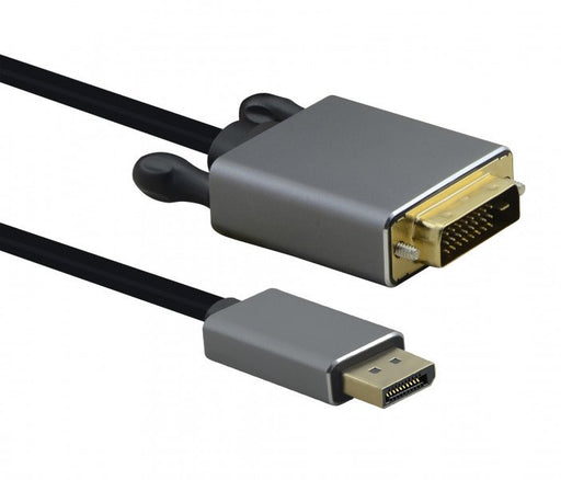 EAN 4005938884483 - Helos 288448 adaptador de cable de vídeo 1 m DisplayPort DVI-D Negro imagen 1
