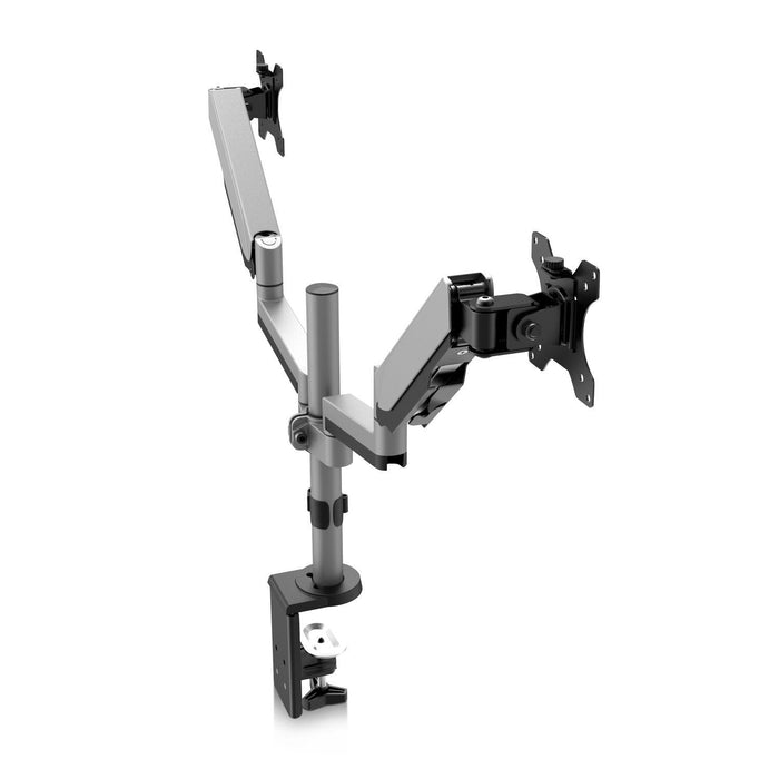 V7 Soporte Para Monitores Con Ajuste Manual Doble