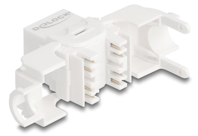 Keystone Modul Rj45 Buchse Zu Lsa Cat.6a Utp 180° Werkzeugfrei