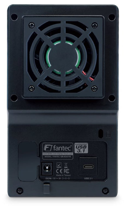 Fantec  Qb-X2u31r Black 2 X 3,5 Sata Raid Hdd Usb 3.1