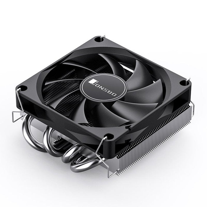 K Jonsbo Hp-400s Cpu Disipador, Top Blower, Low Profile, 40mm Altura - 90mm, Negro