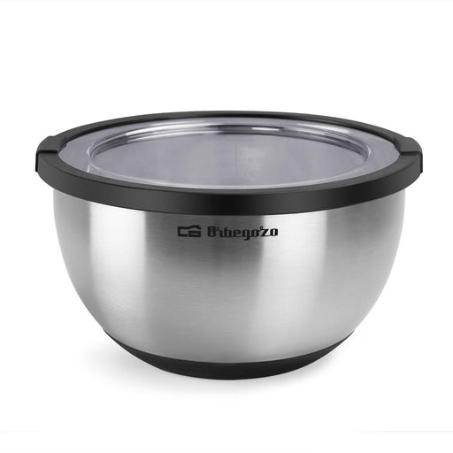 EAN 8435568403222 - Orbegozo BOA 5000 recipiente de almacenar comida Alrededor Cuenco 5 L Negro, Acero inoxidable 1 pieza(s) imagen 1