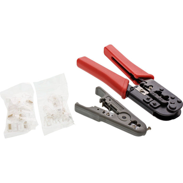 Kit De Herramientas De Crimpado Inline, Para Conector De Red, Con Rj45 8p8c Y Rj11 6p4c