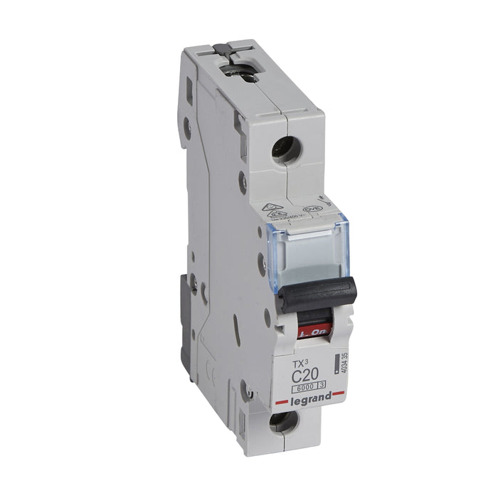 Legrand 403435 Tx3 Ls-Interruptor C 20a 1-Polos 6ka 230 400vac 1te