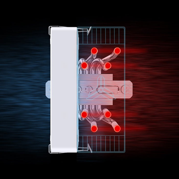 Jonsbo Cr-1000 Evo Cpu-Kühler, Argb - Blanco