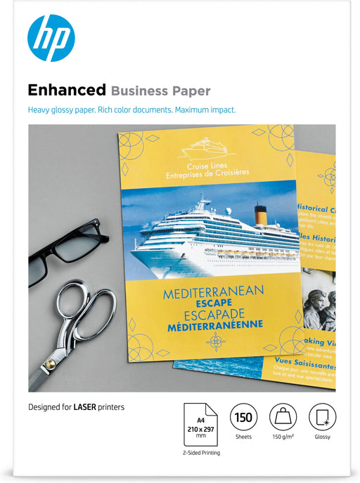 EAN 0884962310632 - HP Professional Glossy Laser Paper 150 gsm-150 sht/A4/210 x 297 mm papel para impresora de inyección de t imagen 1
