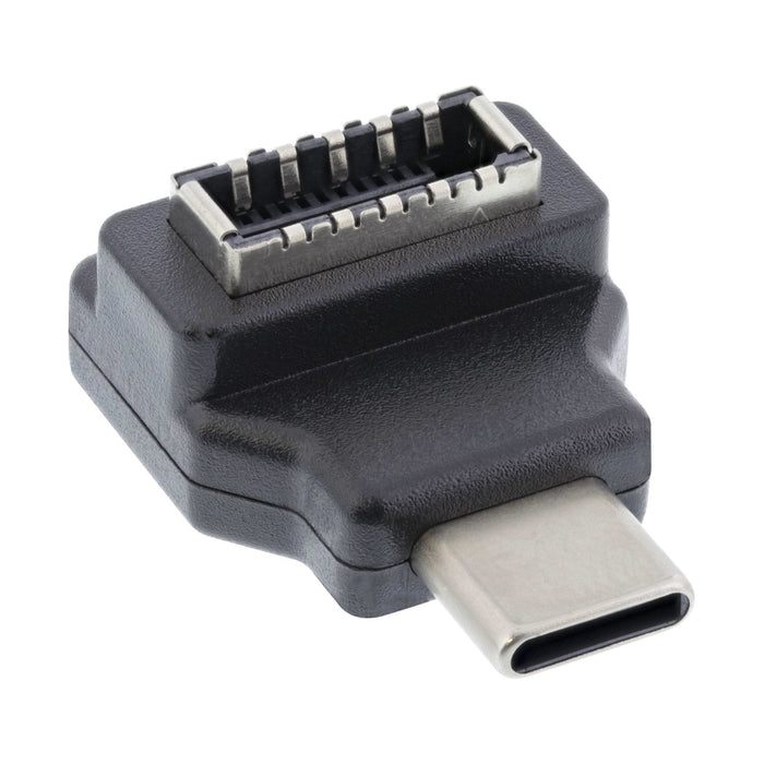 Inline® Usb 3.2 Adapter, Usb-C Macho A Internal Usb-E Front Panel Socket