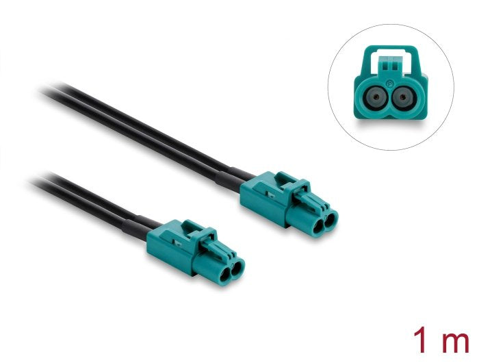 Delock Cable Mini Fakra Z Conector Hembra Dual A Fakra Z Conector Hembra Dual